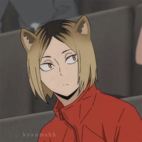 Kenma Cat Ears Ig Kyanmahh In Anime Haikyuu Characters