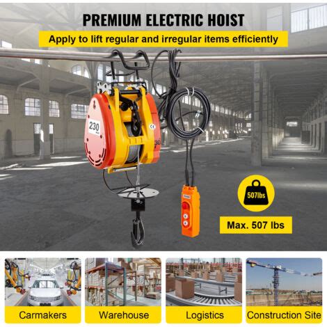 Mophorn Palan Lectrique Cha Ne Capacit Kg Treuil Lbs Ft