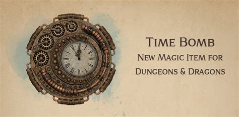 Time Bomb – Dungeons and Dragons magic item - Arcadian Media