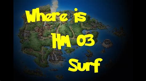 Where Is HM 03 Surf Pokemon Ruby Sapphire Emerald YouTube