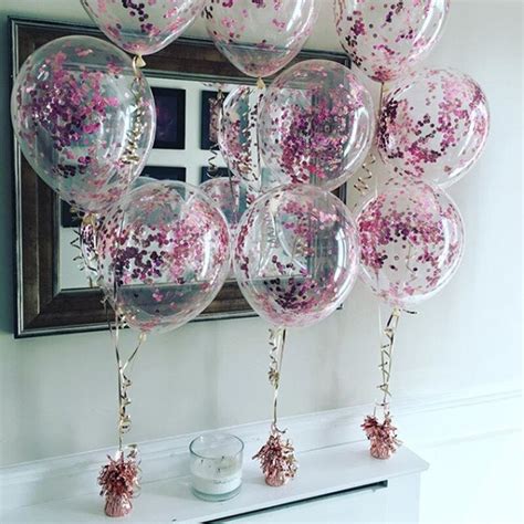 Pcs Inch Confetti Latex Ballon Ballon Romanti Grandado