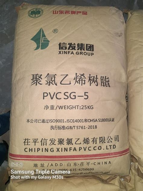 Xinfa Sg Pvc Resin For Industrial Use Only Grade Standard General