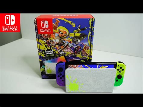 Nintendo Switch Oled Model Console Splatoon Special Edition