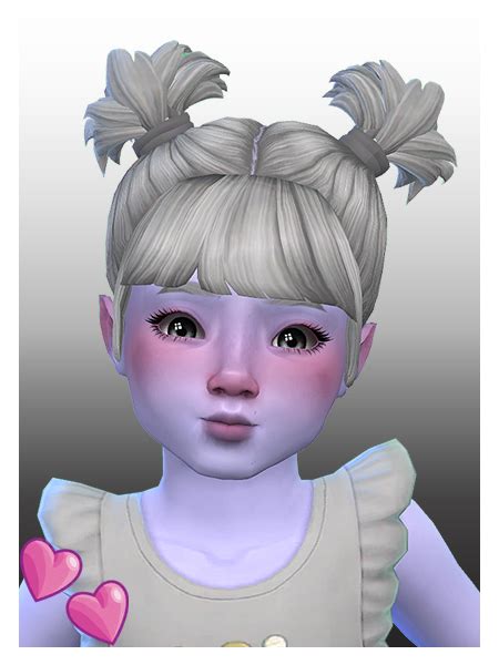 Xvampiresimmerx Ravensims Mimi Hair For Tots Emily CC Finds