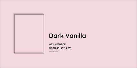 Dark Vanilla Complementary or Opposite Color Name and Code (#F3D9DF ...