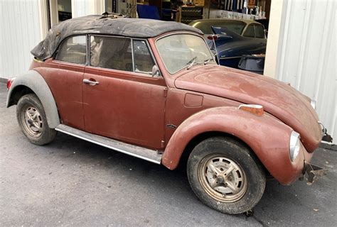 1971 VOLKSWAGEN KARMANN CONVERTIBLE FOR PARTS OR RESTORE MOSTLY