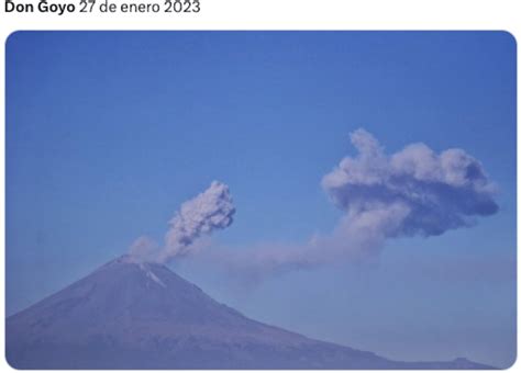 VIDEO El Popocatépetl amaneció bravo e impresionante explosión lo