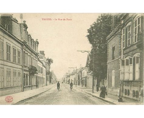 10 TROYES Rue de Paris animée 1918 Cartes Postales Anciennes en 2023