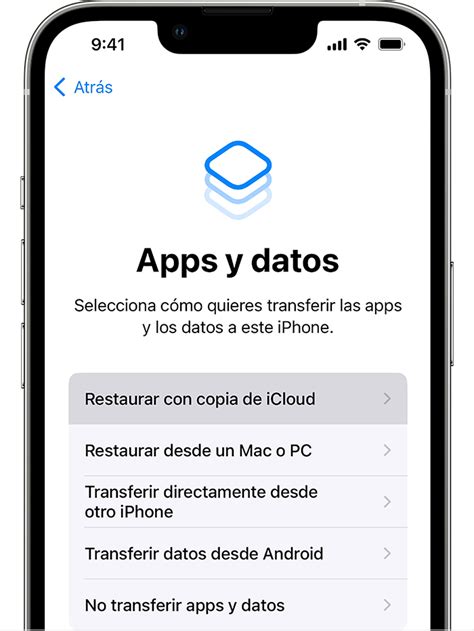 Cómo restablecer los datos y la configuración de una copia de seguridad