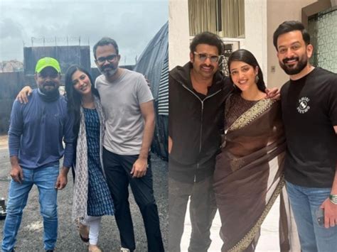 Shruti Haasan Shares Unseen Photos Videos From Sets Of Salaar