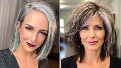 Grey Hair Cuts Over 50 Short Grey Hair Ideas Grey Curly Hair Haircuts For Gray Hair For Women