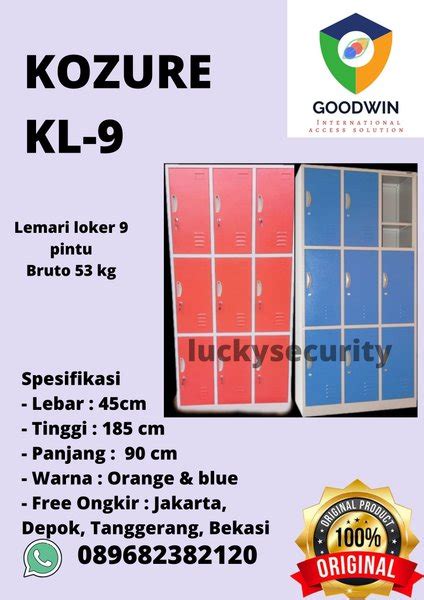 Jual Filling Cabinet Lemari Arsip Loker Besi Kozure Pintu Kl Murah