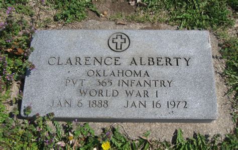 Clarence Alberty Find A Grave Memorial