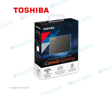 HDD EXTERNO TOSHIBA 1TB CANVIO HDTX110XK3AA GAMING NEGRO