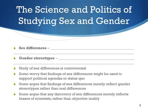 Sex Gender And Personality Ppt Download