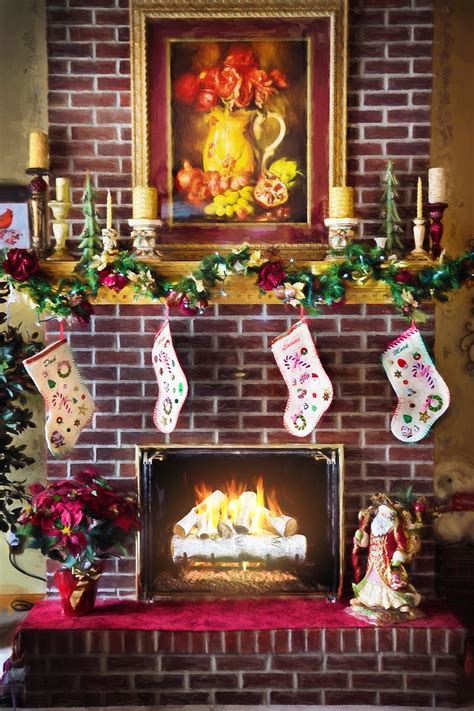 Christmas Fireplace Images | Free Photos, PNG Stickers, Wallpapers & Backgrounds - rawpixel