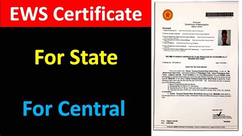 EWS Certificate For State EWS Certificate For Central EWS 10