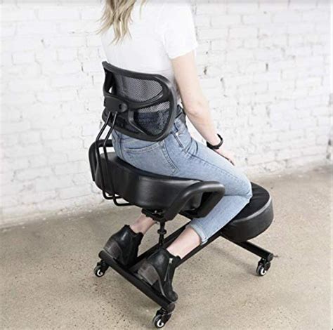 Sleekform Tokyo Kneeling Chair Ergonomic Posture Work Desk Stool For Bad Backs Orthopedic