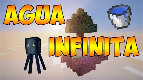 Skyblock Como Hacer Agua Infinita Minecraft 1 7 1 8 YouTube