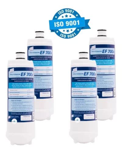 Kit P Filtro Refil Masterfrio Purificador Rotulo Azul