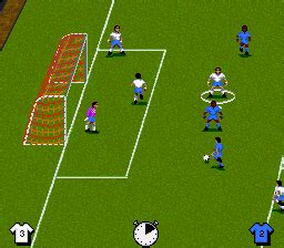 Screenshot Of Kick Off European Challenge Snes Mobygames