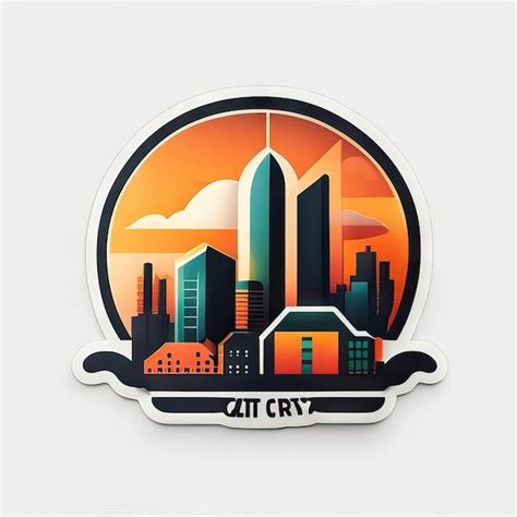 Premium Ai Image Modern And Colorful City Logo