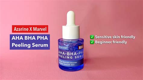 Review Azarine Aha Bha Pha Peeling Serum Oily Skin Youtube