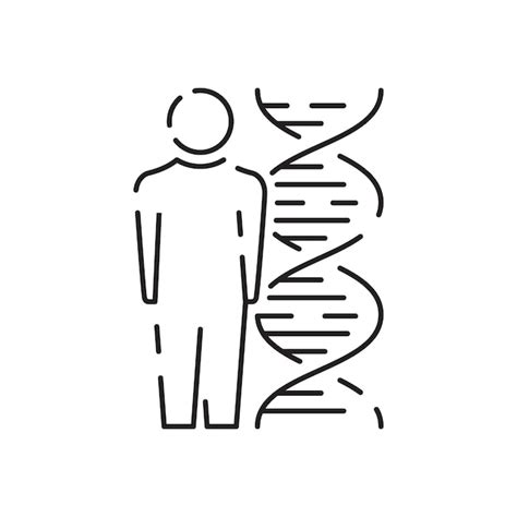 Premium Vector Genetic Engineering Vector Line Icon Genetics Lab