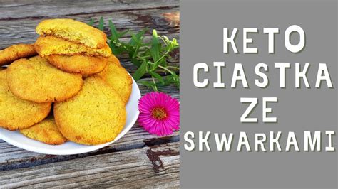 Cytrynowe KETO CIASTKA ZE SKWARKAMI Pyszne I Proste Ciastka Ze