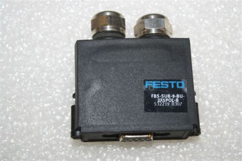 FESTO FBS SUB 9 BU 2X5POL B For DeviceNet EBay