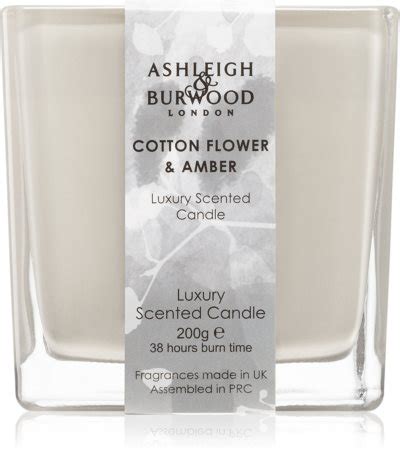 Ashleigh Burwood London Life In Bloom Cotton Flower Amber Candela