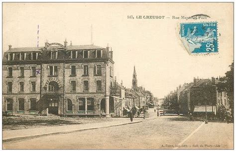 71 LE CREUSOT Rue Maréchal Foch 1923