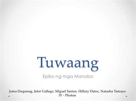 Tuwaang