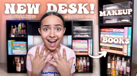 Making Space For More Books Desk Setup Organization Youtube