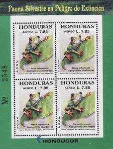 Stamp: Tawny Treefrog (Rana arboricola) (Honduras(Endangered Animals ...