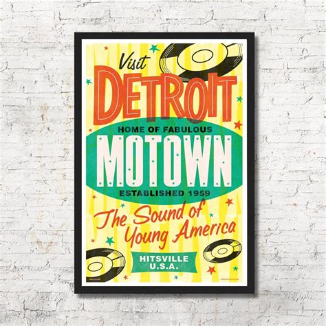 Detroit Poster, Detroit Wall Art, Detroit Print, Detroit Art Print ...