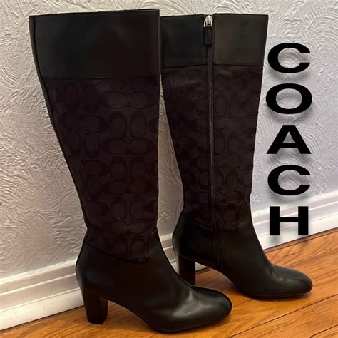 Coach Black Boots - Gem