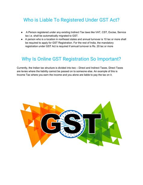 Ppt Online Gst Registration Documents And Procedure Powerpoint Presentation