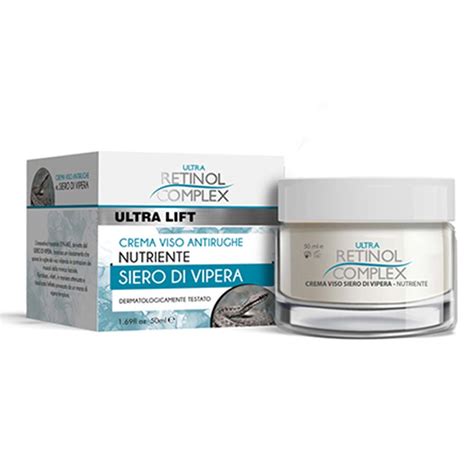 Ultra Retinol Complex Crema Viso Antirughe Bava Di Lumaca Siero Di Vip