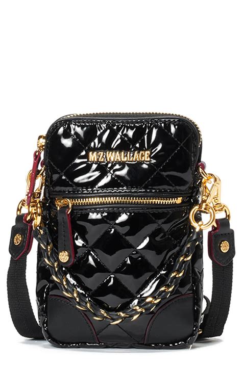 Mz Wallace Micro Crosby Crossbody Bag In Black Lyst