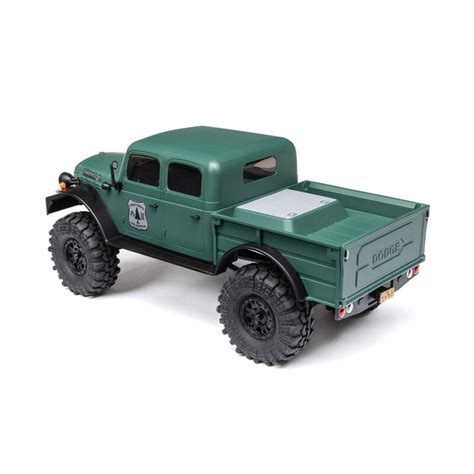 Axial Scx Dodge Power Wagon Wd Rock Crawler Brushed Rtr Green