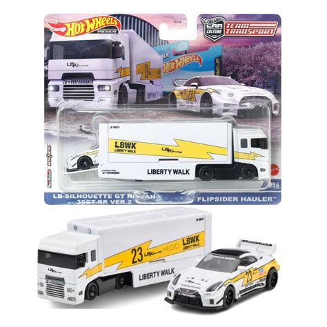 โมเดลรถเหล็ก Hot Wheels ชุด Team Transport No 56 รุ่น Lb Silhouette Gt