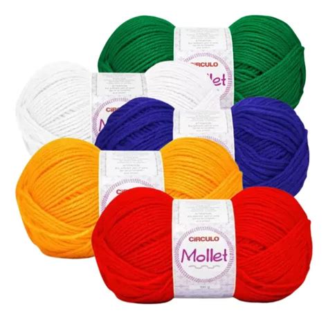 Kit Novelos L Mollet G C Rculo Para Croche Trico Frete Gr Tis