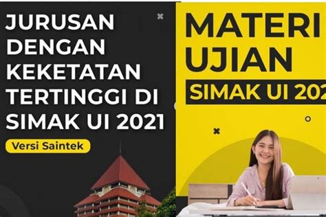 Pengumuman SIMAK UI Tahun 2022 Sudah Dibuka Berikut Link Dan Cara