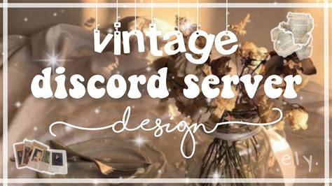 ⋆🏷️꒱ Vintage Discord Server Speed Design Ely °｡˚୨୧ Youtube