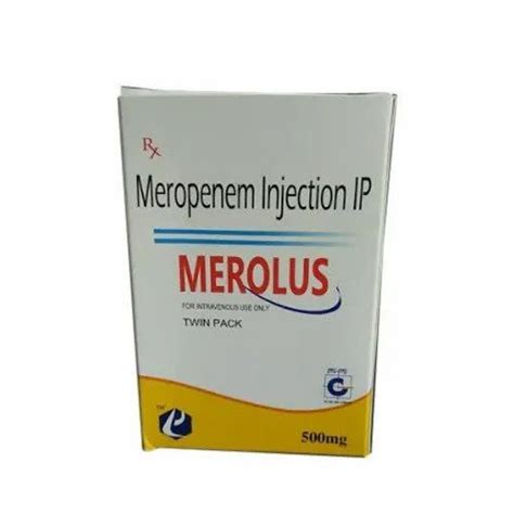 Merolus Meropenem Injection Strength 500mg At Rs 650 Vial In Ahmedabad