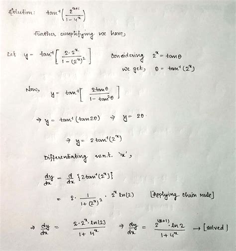 Differentiate The Following Functions With Respect To X Tan 1 2 X