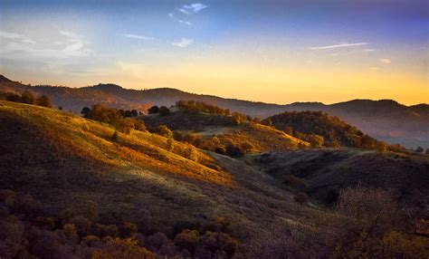 sunset   sierra nevada foothills photograph  susan eileen evans