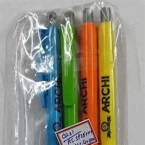 Archi Ballpoint Plastic Ball Pen For Office At Rs Packet In