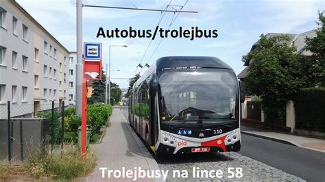 Autobus Trolejbus Trolejbusy Na Lince Youtube